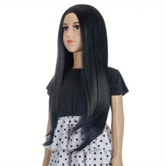 Long Straight Synthetic Wig Anime Cosplay Wig For Halloween Cosplay Party