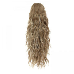Long Curly Wavy Ponytail Extensions Natural Looking