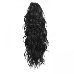Long Curly Wavy Ponytail Extensions Natural Looking