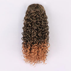 Long Deep Curly Ponytail Extension Synthetic Hair
