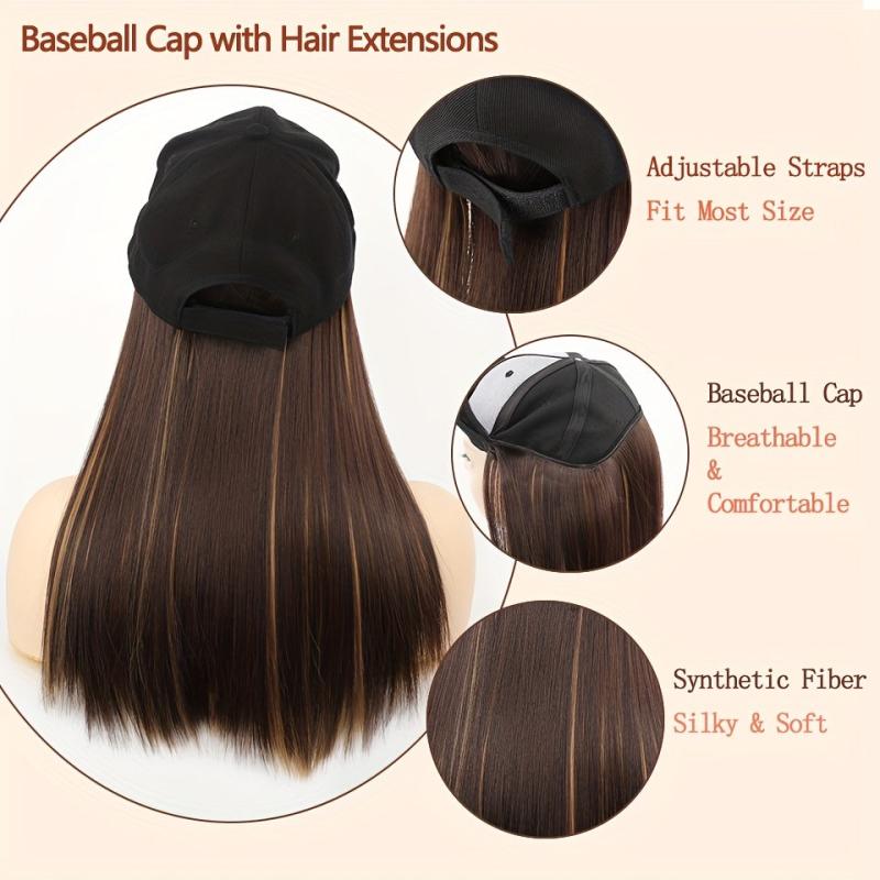 Long Straight Synthetic Wig for Daily Use