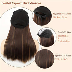 Long Straight Synthetic Wig for Daily Use