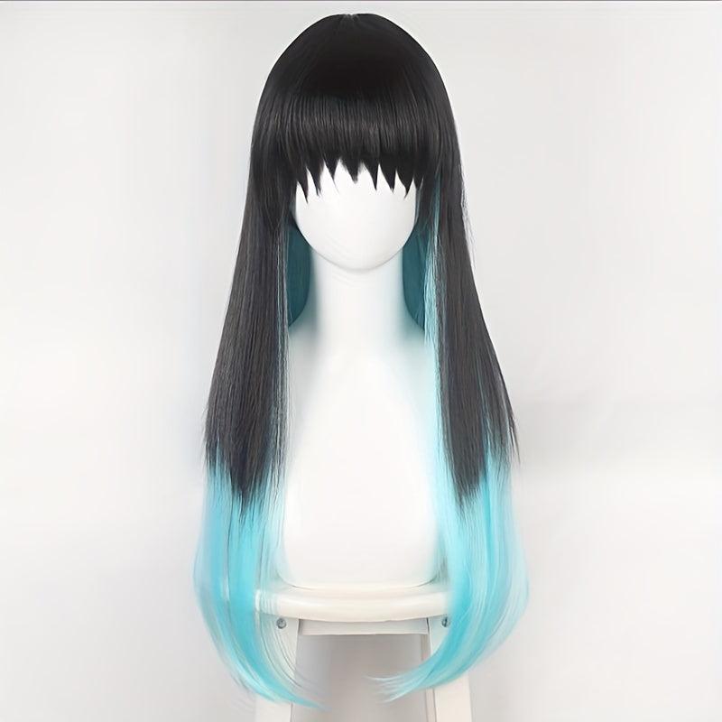 Gemini Long Straight Triple Ponytail Synthetic Wig for Halloween Cosplay Party