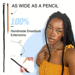 Synthetic Crochet Loc Extensions for Women 8 Cm Pre Looped Dreads