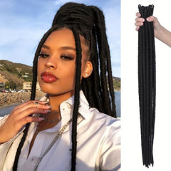 Synthetic Crochet Loc Extensions for Women 8 Cm Pre Looped Dreads