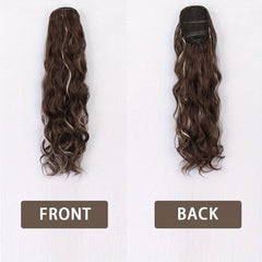 60 96 Cm Long Body Wave Ponytail Hair Extension Synthetic Wrap Around Drawstring