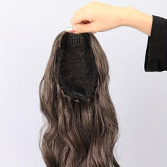 60 96 Cm Long Body Wave Ponytail Hair Extension Synthetic Wrap Around Drawstring