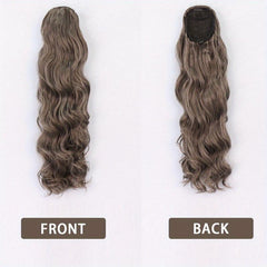 60 96 Cm Long Body Wave Ponytail Hair Extension Synthetic Wrap Around Drawstring
