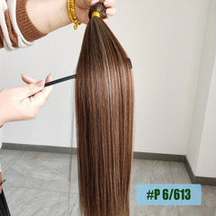 60 96 Cm Piano Straight Hair Extensions Synthetic Hair For Women Girls