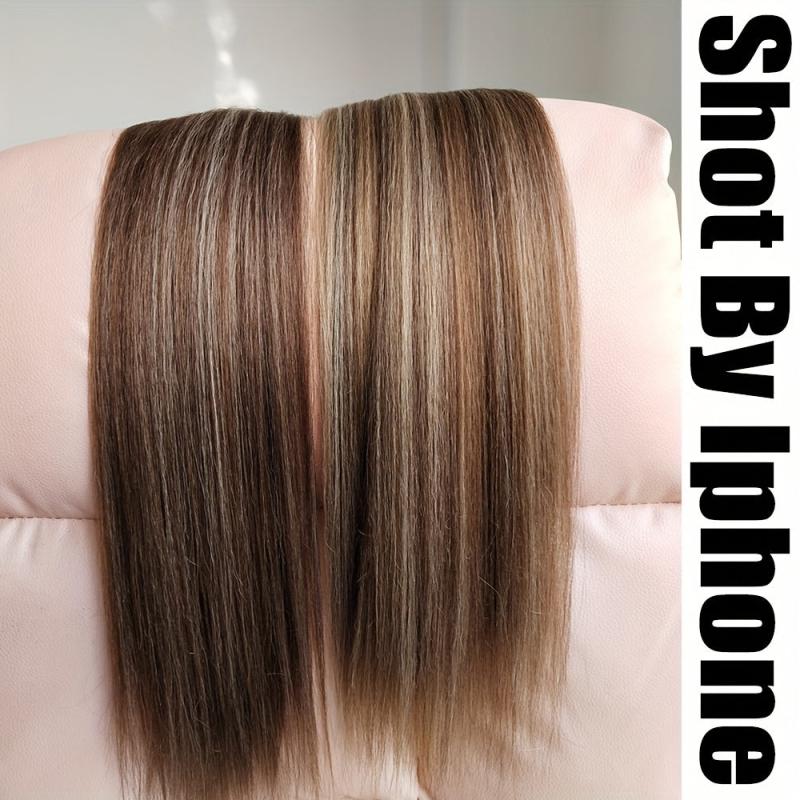 60 96 Cm Piano Straight Hair Extensions Synthetic Hair For Women Girls