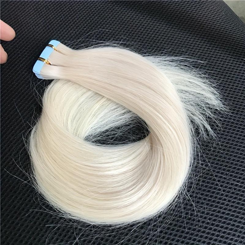 20pcs Long Human Hair Tape In Extensions for Daily Use