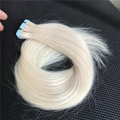 20pcs Long Human Hair Tape In Extensions for Daily Use