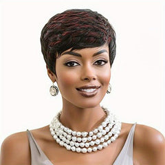 Pixie Cut Short Wig for Women Layered Hairstyles Cosplay Costume