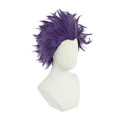 Purple Anime Cosplay Wig for Men - Halloween Costume Accessory
