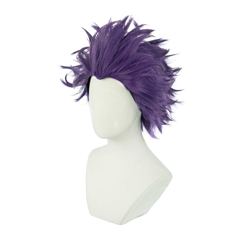 Purple Anime Cosplay Wig for Men - Halloween Costume Accessory
