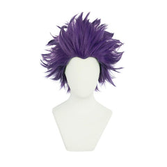 Purple Anime Cosplay Wig for Men - Halloween Costume Accessory
