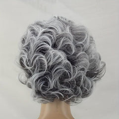 Short Curly Bob Cut Wig Synthetic Heat Resistant Natural Look