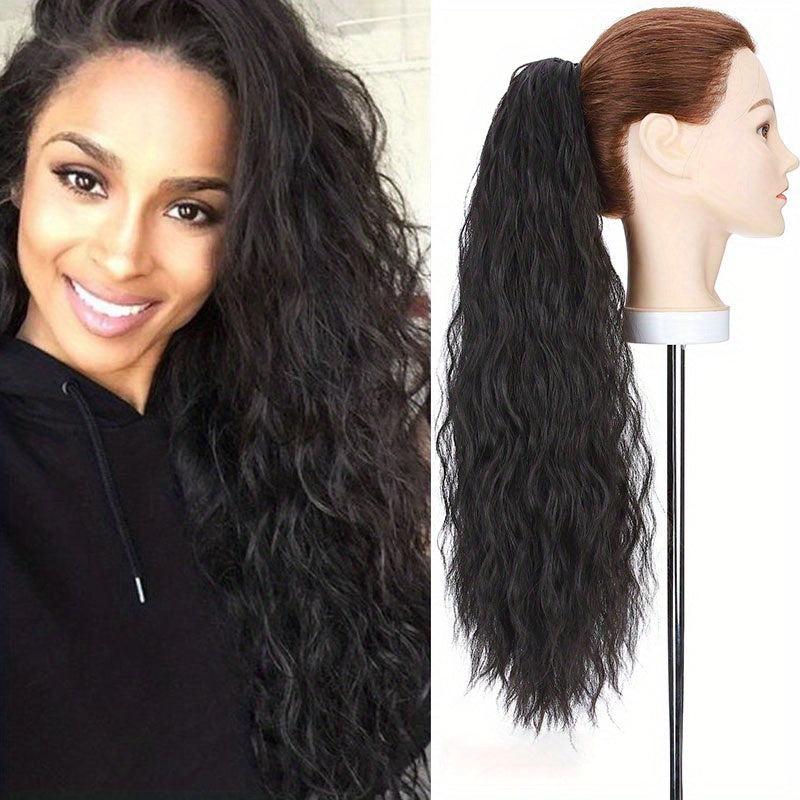 Corn Wave Ponytail Extension Hair Claw Clip In Hair Women