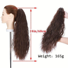 Corn Wave Ponytail Extension Hair Claw Clip In Hair Women