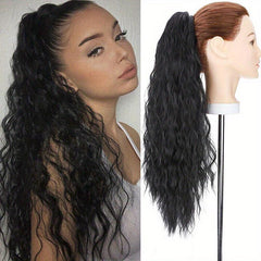Corn Wave Ponytail Extension Hair Claw Clip In Hair Women