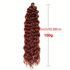 Long Water Wave Hair Bundles Crochet Extensions Synthetic Hair Weaves