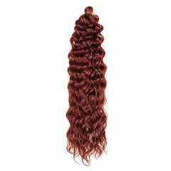 Long Water Wave Hair Bundles Crochet Extensions Synthetic Hair Weaves