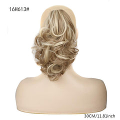 30 48 Cm Body Wave Ponytail Extensions Synthetic Hair Extensions