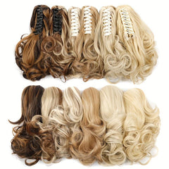 30 48 Cm Body Wave Ponytail Extensions Synthetic Hair Extensions