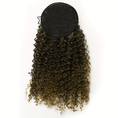 Short Afro Kinky Ponytail Extension for Women - Curly Drawstring Ponytail