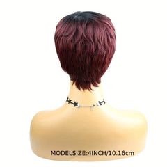 Short Wigs Pixie Cut Wigs With Bangs