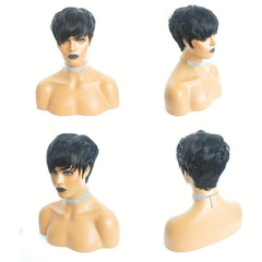 Short Wigs Pixie Cut Wigs With Bangs