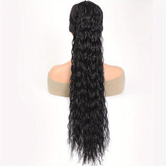 Long Curly Drawstring Ponytail Instant Noodles Roll Hair Extensions