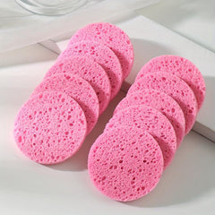 5pcs Reusable Facial Sponge for Cleansing and Exfoliating