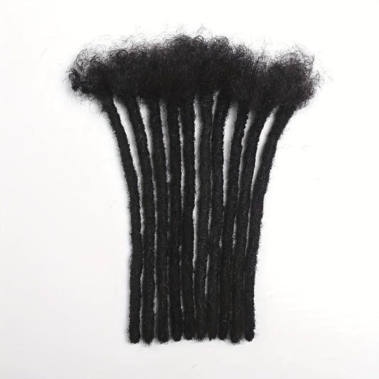 Human Hair Dreads Dreadlock Braids With Loose Ends Hair Pieces