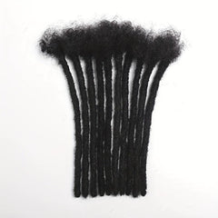 Human Hair Dreads Dreadlock Braids With Loose Ends Hair Pieces