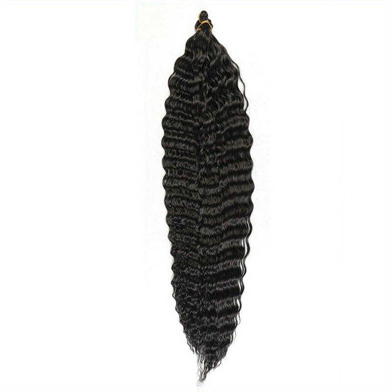 76 2 Cm Deep Wave Crochet Hair Soft Ocean Wave Braiding Hair Synthetic
