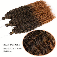 76 2 Cm Deep Wave Crochet Hair Soft Ocean Wave Braiding Hair Synthetic