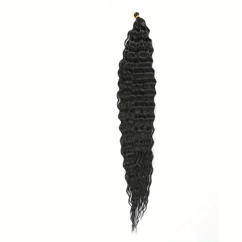 76 2 Cm Deep Wave Crochet Hair Soft Ocean Wave Braiding Hair Synthetic