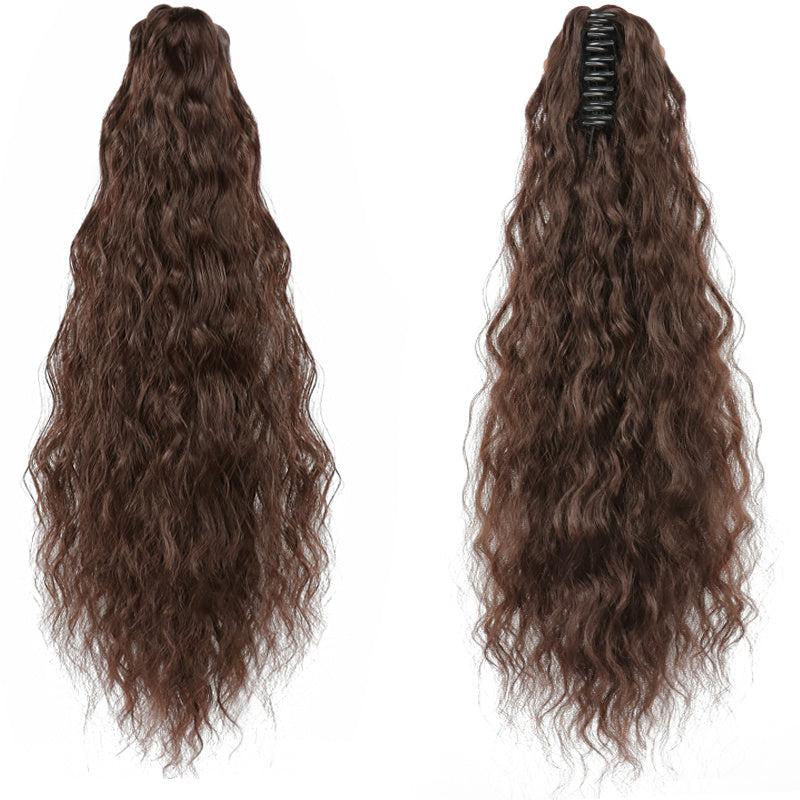 Water Wave Curly Afro Puff Synthetic Ponytail