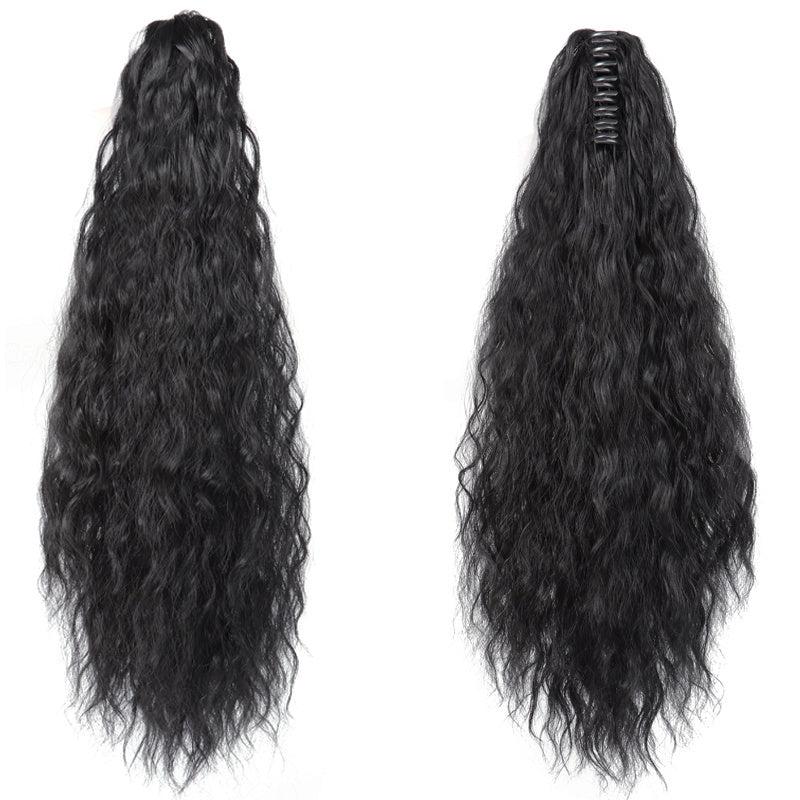 Water Wave Curly Afro Puff Synthetic Ponytail