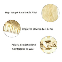 Water Wave Curly Afro Puff Synthetic Ponytail