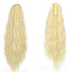 Water Wave Curly Afro Puff Synthetic Ponytail