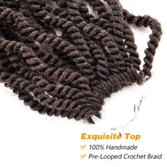 Curly 3X Kinky Twist Braids 12 Inch Crochet Hair
