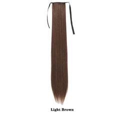 Long Curly Wavy Ponytail Extensions Synthetic Clip In Hair Extensions