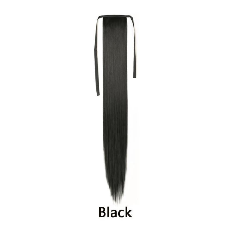 Long Curly Wavy Ponytail Extensions Synthetic Clip In Hair Extensions