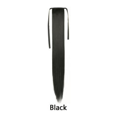 Long Curly Wavy Ponytail Extensions Synthetic Clip In Hair Extensions