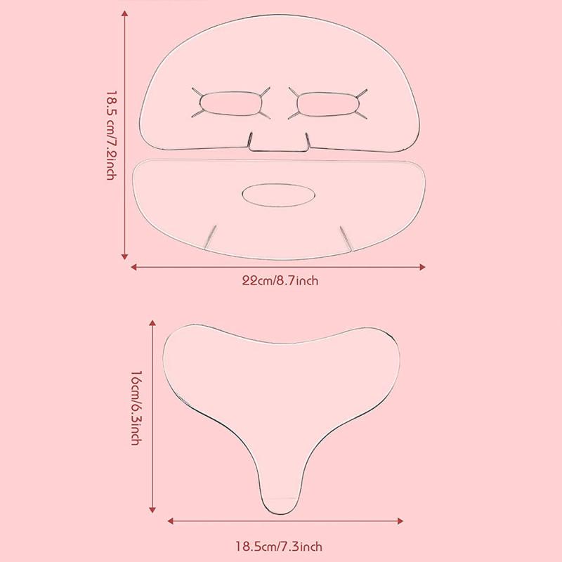 Silicone Face Chest Pad Set Wrinkle Smoothing Patches