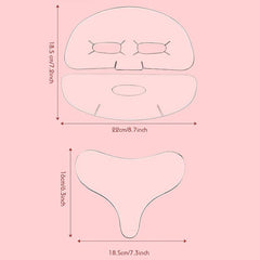 Silicone Face Chest Pad Set Wrinkle Smoothing Patches