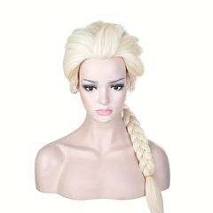 Long Curly Double Ponytail Synthetic Wig With Bangs Anime Cosplay Wig
