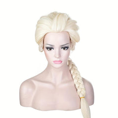 Long Curly Double Ponytail Synthetic Wig With Bangs Anime Cosplay Wig